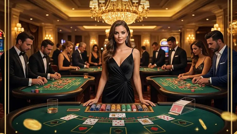 A visually appealing graphic displaying attractive casino bonuses, golden coins, and sparkling elements, with text like 'Claim Your Bonus' for www.747.live, designed to entice players.